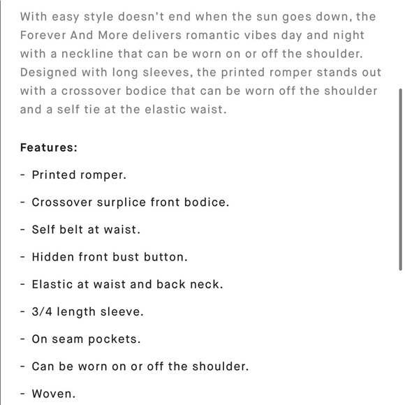 Billabong ๐ด Forever and More Romper - Picture 9 of 10